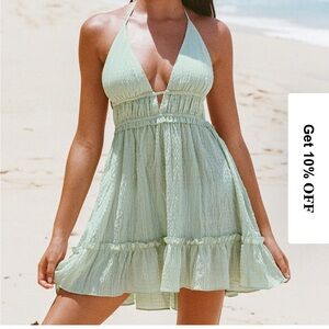 Light Green Sleeveless Dress